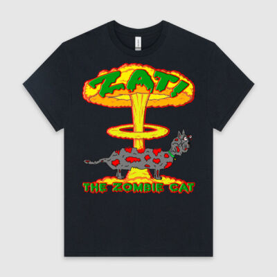 Zat! The Zombie Cat T-Shirt Thumbnail